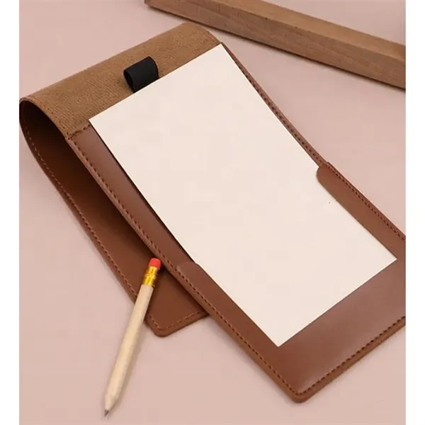Premium Leather Golf Scorecard Holder Notebook - Premium Leather Golf Scorecard Holder Notebook - Image 2 of 4