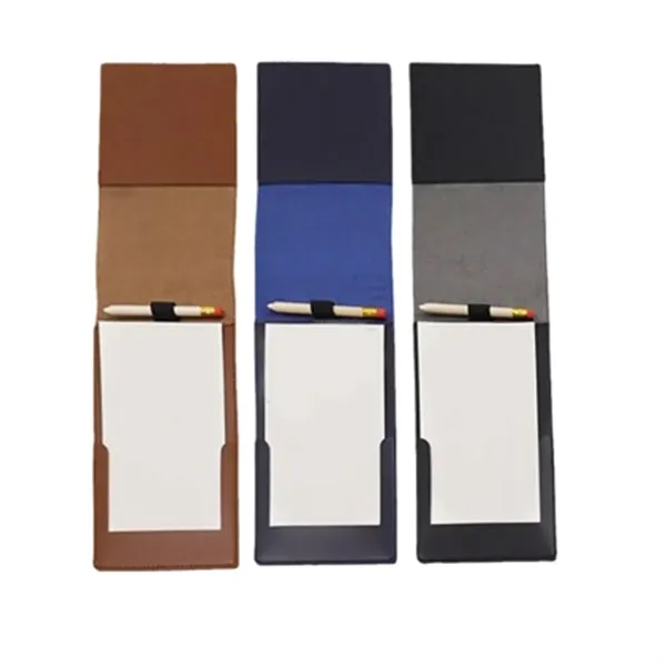 Premium Leather Golf Scorecard Holder Notebook - Premium Leather Golf Scorecard Holder Notebook - Image 4 of 4