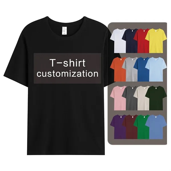 Unisex 180GSM Organic Cotton Crew Neck T-Shirt - Unisex 180GSM Organic Cotton Crew Neck T-Shirt - Image 0 of 5