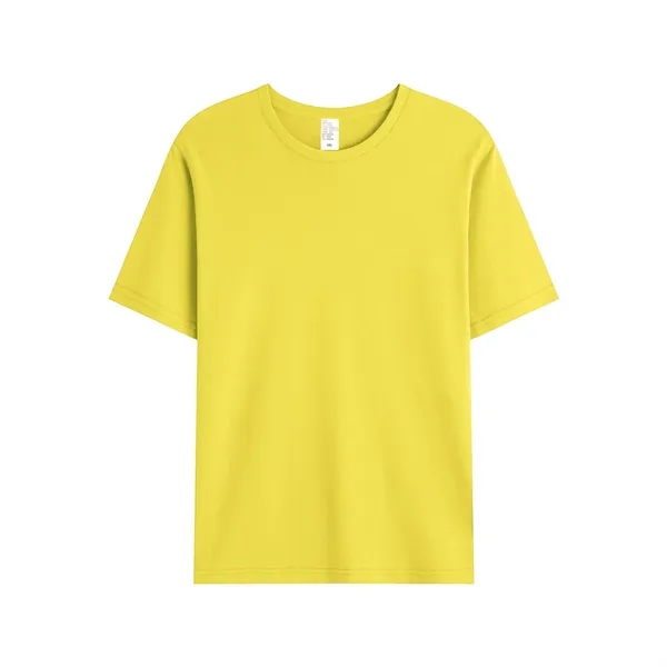 Unisex 180GSM Organic Cotton Crew Neck T-Shirt - Unisex 180GSM Organic Cotton Crew Neck T-Shirt - Image 2 of 5