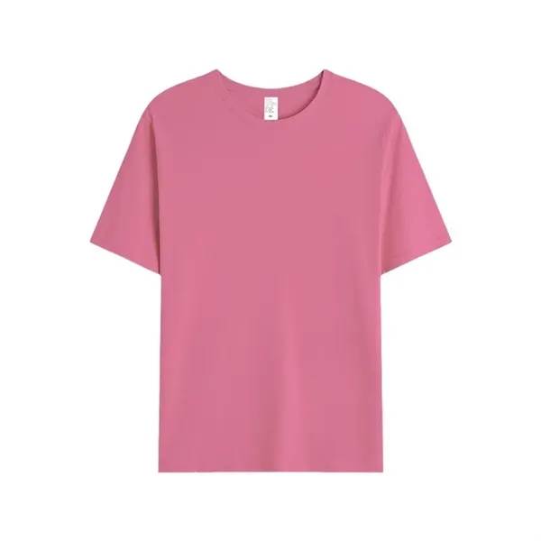 Unisex 180GSM Organic Cotton Crew Neck T-Shirt - Unisex 180GSM Organic Cotton Crew Neck T-Shirt - Image 3 of 5