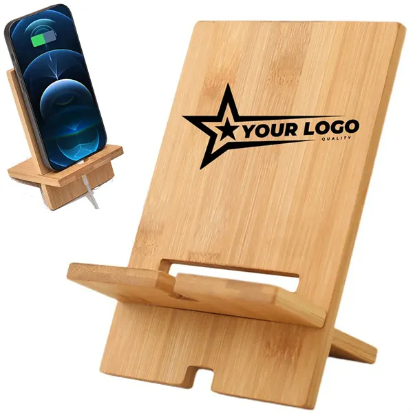 Wooden Mobile Phone And Tablet Multifunctional Stand Holders - Wooden Mobile Phone And Tablet Multifunctional Stand Holders - Image 0 of 4