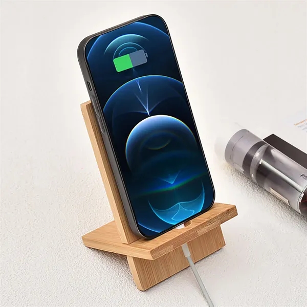 Wooden Mobile Phone And Tablet Multifunctional Stand Holders - Wooden Mobile Phone And Tablet Multifunctional Stand Holders - Image 2 of 4