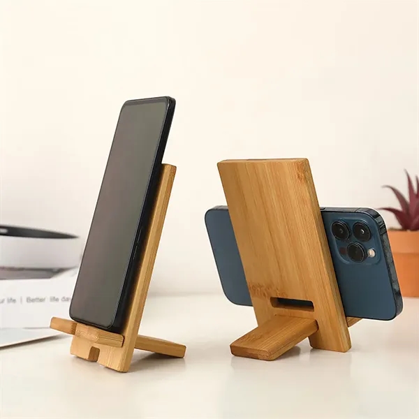 Wooden Mobile Phone And Tablet Multifunctional Stand Holders - Wooden Mobile Phone And Tablet Multifunctional Stand Holders - Image 3 of 4