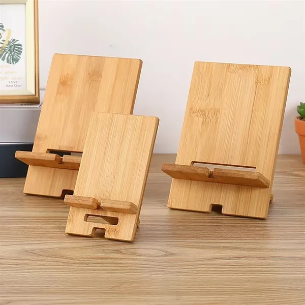 Wooden Mobile Phone And Tablet Multifunctional Stand Holders - Wooden Mobile Phone And Tablet Multifunctional Stand Holders - Image 4 of 4