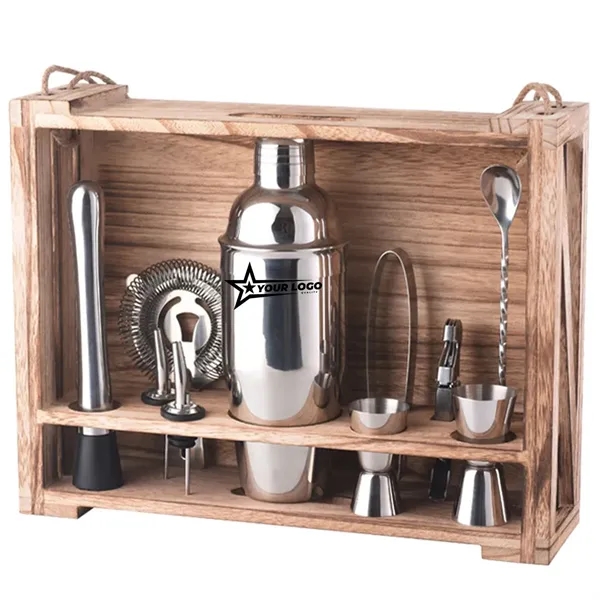 Bar Storage Rack Cocktail Shaker Combination Set - Bar Storage Rack Cocktail Shaker Combination Set - Image 0 of 3