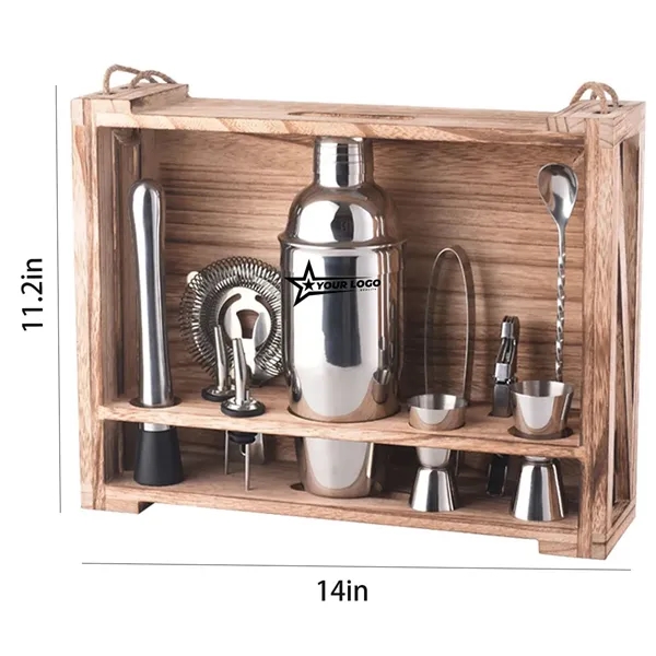 Bar Storage Rack Cocktail Shaker Combination Set - Bar Storage Rack Cocktail Shaker Combination Set - Image 1 of 3
