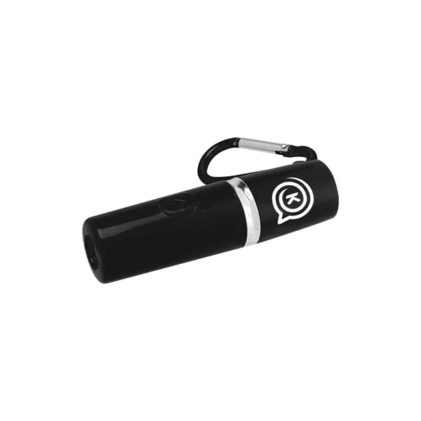 Custom Rechargeable Portable Alarm And Flashlight With Carabiner...