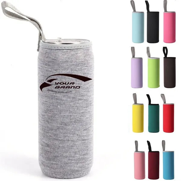 18oz.Glass Waterproof Neoprene Portable Protective Cup Cases - 18oz.Glass Waterproof Neoprene Portable Protective Cup Cases - Image 0 of 4