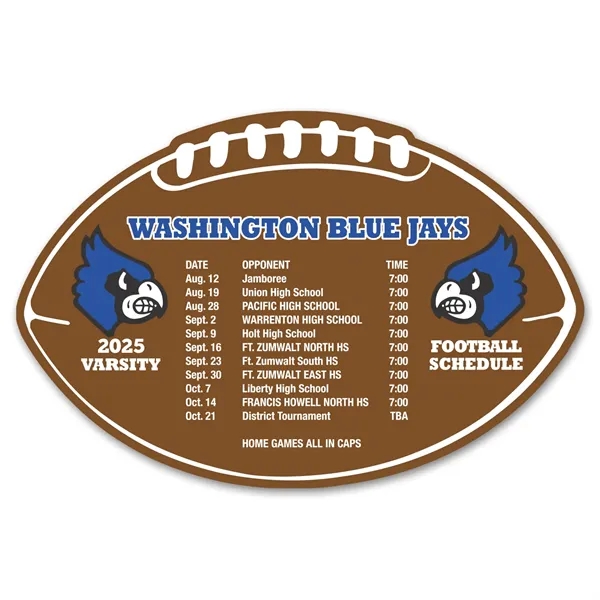 Schedule Football Magnet - Schedule Football Magnet - Image 0 of 1
