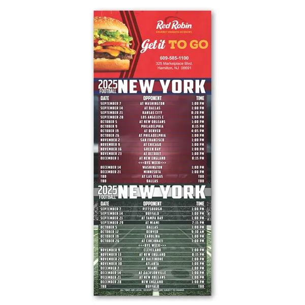 Football Schedule Magnet - Football Schedule Magnet - Image 6 of 8