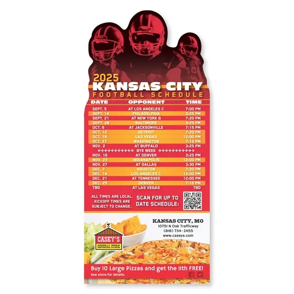 Football Schedule Magnet - Football Schedule Magnet - Image 0 of 0