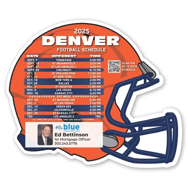 Football Schedule Magnet - Football Schedule Magnet - Image 0 of 0