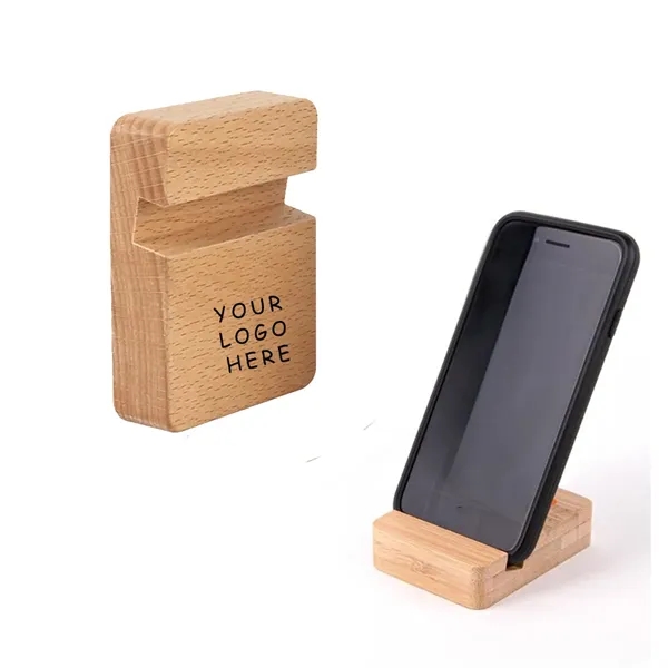 Eco-Friendly And Reusable Bamboo Mobile Device Holder - Eco-Friendly And Reusable Bamboo Mobile Device Holder - Image 0 of 1