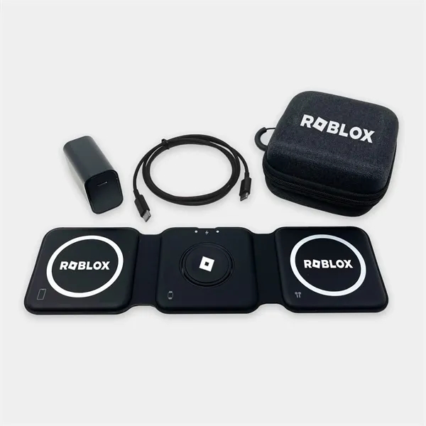 Trio Pro - 3 in 1 travel charger with case - Trio Pro - 3 in 1 travel charger with case - Image 3 of 9