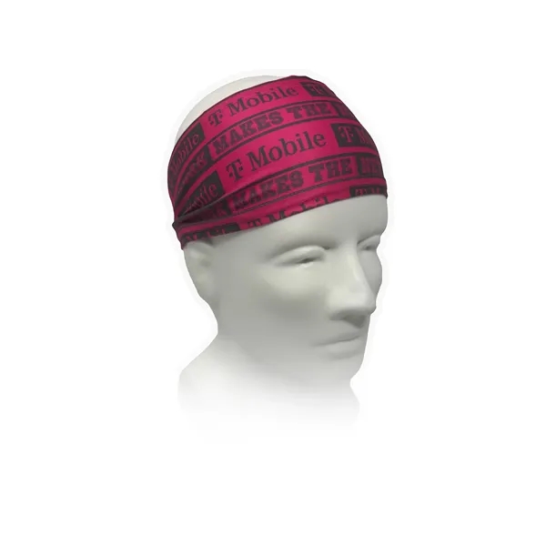 Tapered Stretch Fashion Headband with Full Color Sublimation - Tapered Stretch Fashion Headband with Full Color Sublimation - Image 0 of 1
