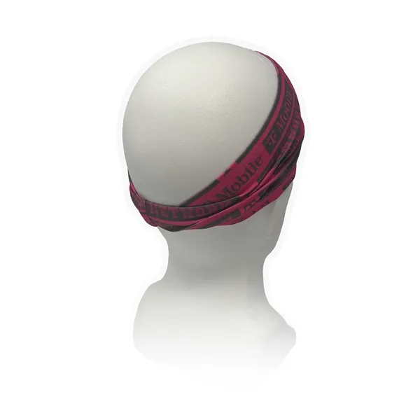 Tapered Stretch Fashion Headband with Full Color Sublimation - Tapered Stretch Fashion Headband with Full Color Sublimation - Image 1 of 1