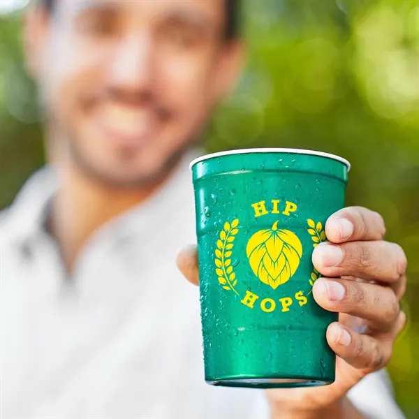 Eco Steel Chill-Cups™ (16 Oz) - Eco Steel Chill-Cups™ (16 Oz) - Image 0 of 7