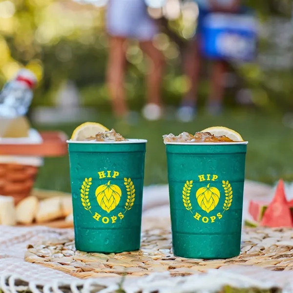 Eco Steel Chill-Cups™ (16 Oz) - Eco Steel Chill-Cups™ (16 Oz) - Image 1 of 7