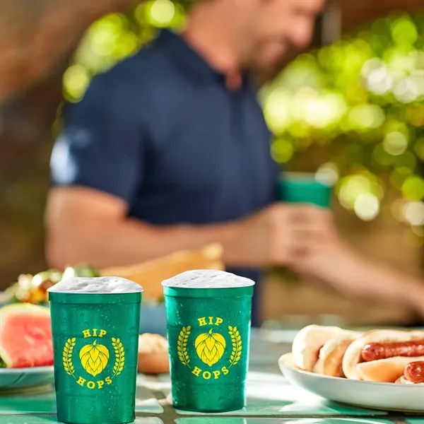 Eco Steel Chill-Cups™ (16 Oz) - Eco Steel Chill-Cups™ (16 Oz) - Image 2 of 7