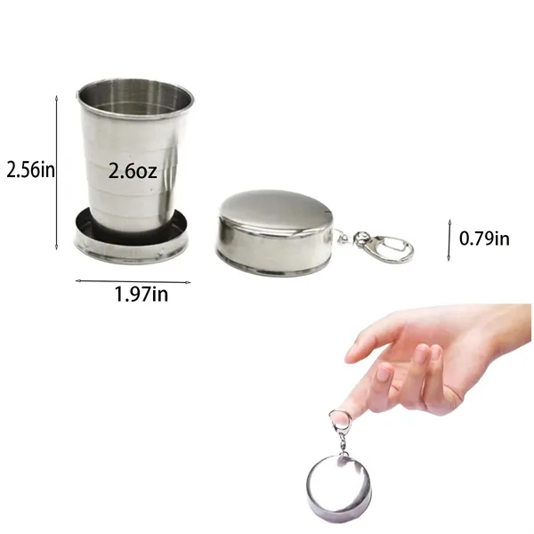 Collapsible Glass Stainless Steel - Collapsible Glass Stainless Steel - Image 1 of 2