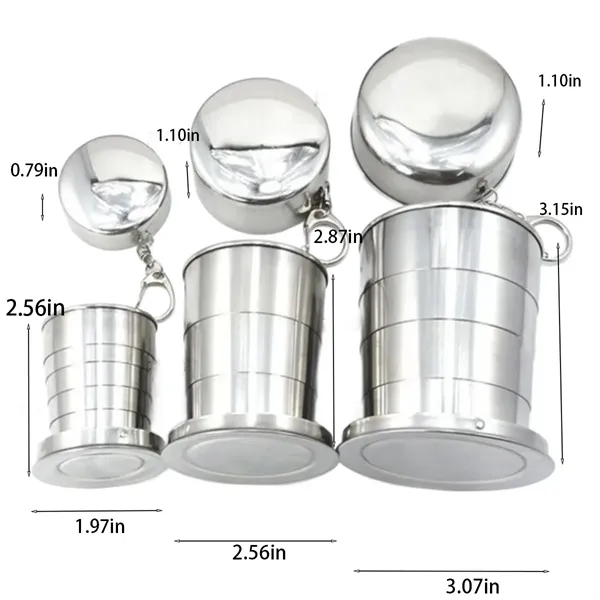 Collapsible Glass Stainless Steel - Collapsible Glass Stainless Steel - Image 2 of 2