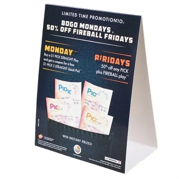 Custom Restaurant Office Exhibition Table Tent Place Cards - Custom Restaurant Office Exhibition Table Tent Place Cards - Image 2 of 2