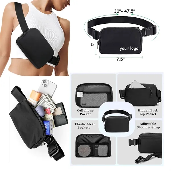 Custom Colorful Nylon Fanny Pack - Custom Colorful Nylon Fanny Pack - Image 1 of 1