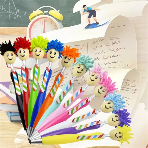 Plush Mophead Ballpoint Pen Gift - Plush Mophead Ballpoint Pen Gift - Image 5 of 5