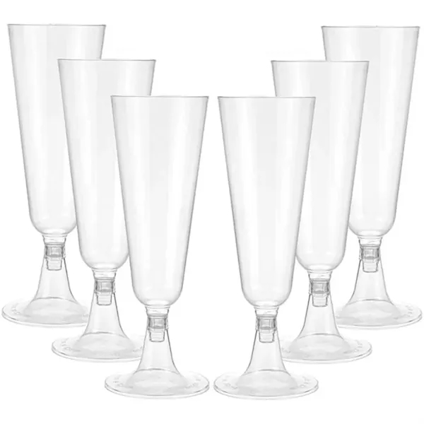 Acrylic champagne flutes - Acrylic champagne flutes - Image 3 of 5