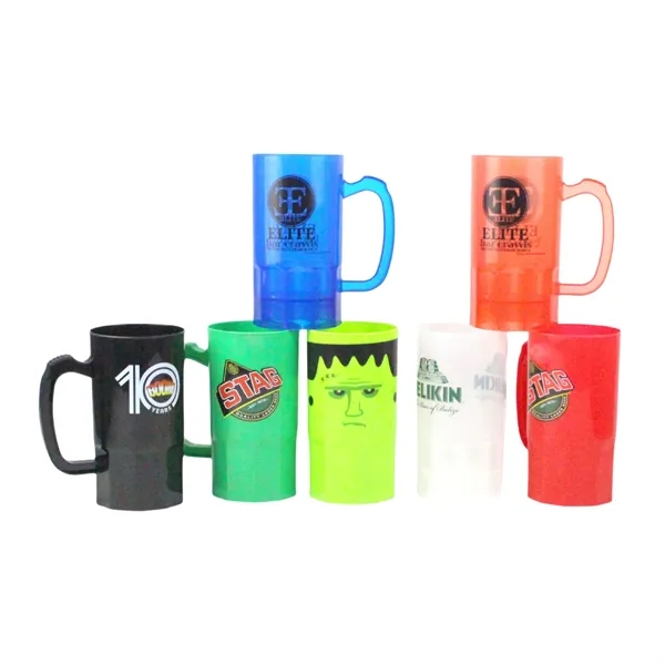 Plastic Beer Stein Custom Stadium Cup - 20 oz. - Plastic Beer Stein Custom Stadium Cup - 20 oz. - Image 1 of 1