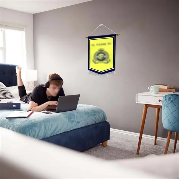 Sports evevnts waterproof durable hanging football club flag - Sports evevnts waterproof durable hanging football club flag - Image 2 of 4