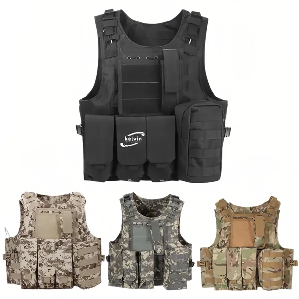 Lightweight Adjustable Outdoor Multi-Function Tactical Vest - Lightweight Adjustable Outdoor Multi-Function Tactical Vest - Image 0 of 4