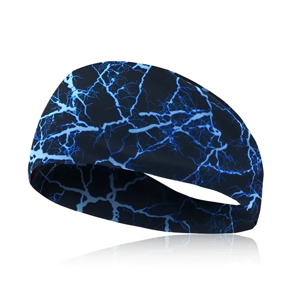 Unisex Sweatband Sports Headbands That Wicks Moisture - Unisex Sweatband Sports Headbands That Wicks Moisture - Image 3 of 4