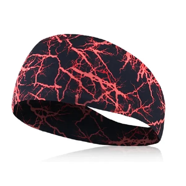 Unisex Sweatband Sports Headbands That Wicks Moisture - Unisex Sweatband Sports Headbands That Wicks Moisture - Image 4 of 4