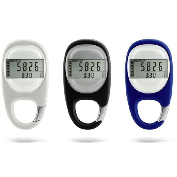 3D Digital Pedometer with Clip Track Steps and Miles - 3D Digital Pedometer with Clip Track Steps and Miles - Image 3 of 4