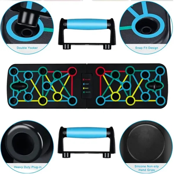 Workout Equipment Multi-Functional Foldable Push Up Board - Workout Equipment Multi-Functional Foldable Push Up Board - Image 2 of 3