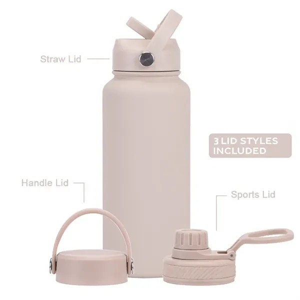 33 oz Stainless Steel Double Wall Vacuum Insulated Bottle - 33 oz Stainless Steel Double Wall Vacuum Insulated Bottle - Image 1 of 4