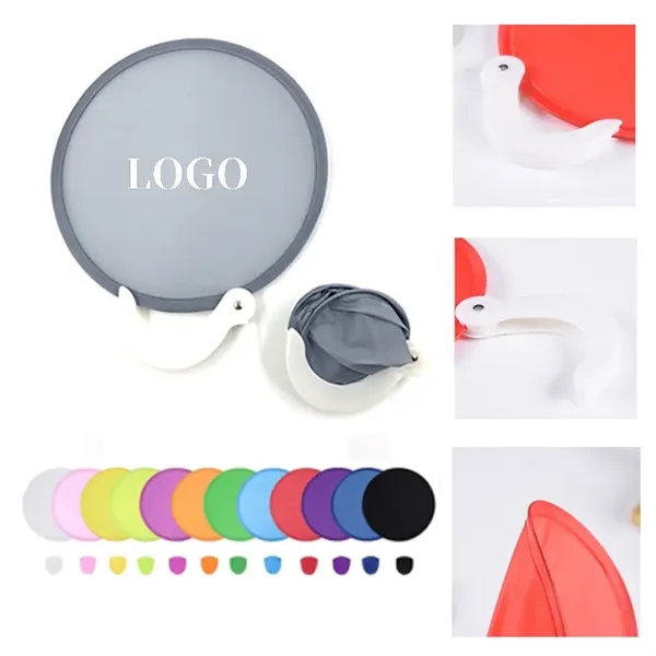 Folding Frisbee Fan With Storage Bag - Folding Frisbee Fan With Storage Bag - Image 0 of 2