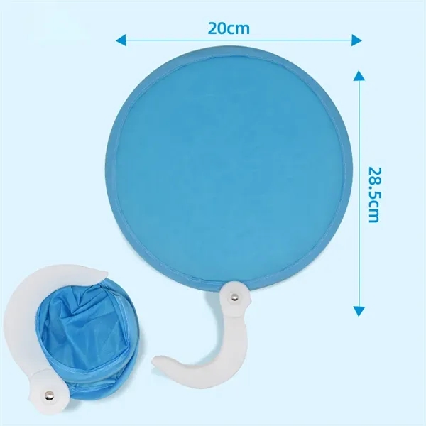 Folding Frisbee Fan With Storage Bag - Folding Frisbee Fan With Storage Bag - Image 1 of 2