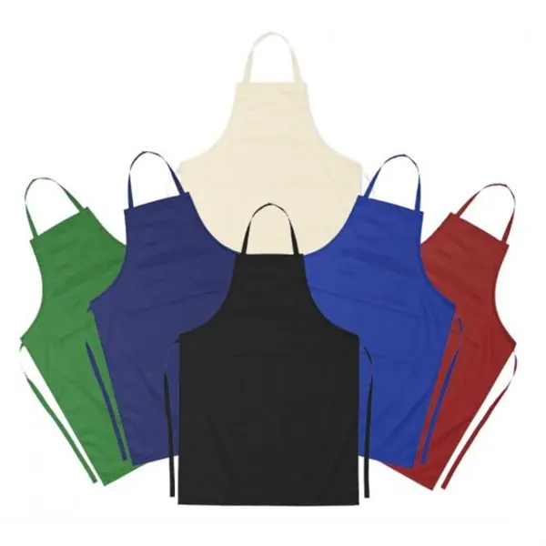 Adult Cotton Apron with Front Pocket Adjustable Unisex - Adult Cotton Apron with Front Pocket Adjustable Unisex - Image 1 of 8