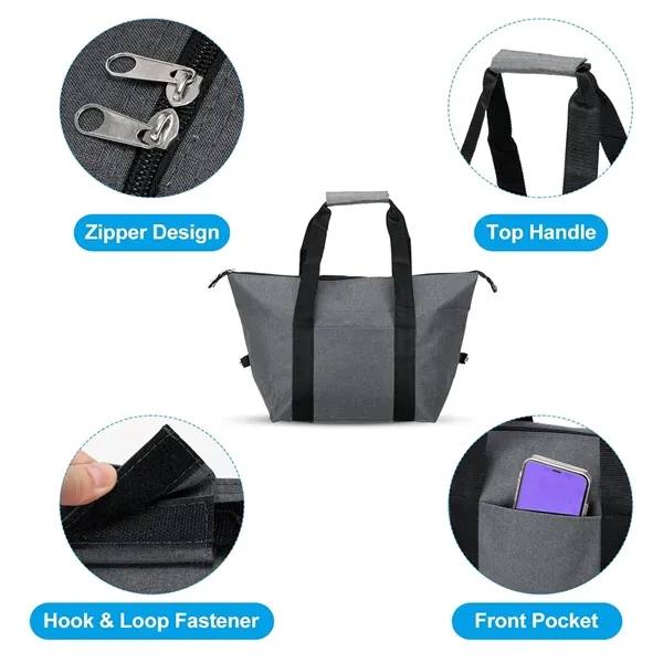 Insulated Lunch Tote Cooler Bag Thermal Food Transport - Insulated Lunch Tote Cooler Bag Thermal Food Transport - Image 4 of 8