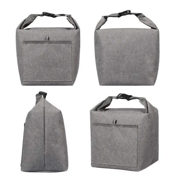Insulated Lunch Cooler Bag with Buckle Handle Durable Picnic - Insulated Lunch Cooler Bag with Buckle Handle Durable Picnic - Image 2 of 4
