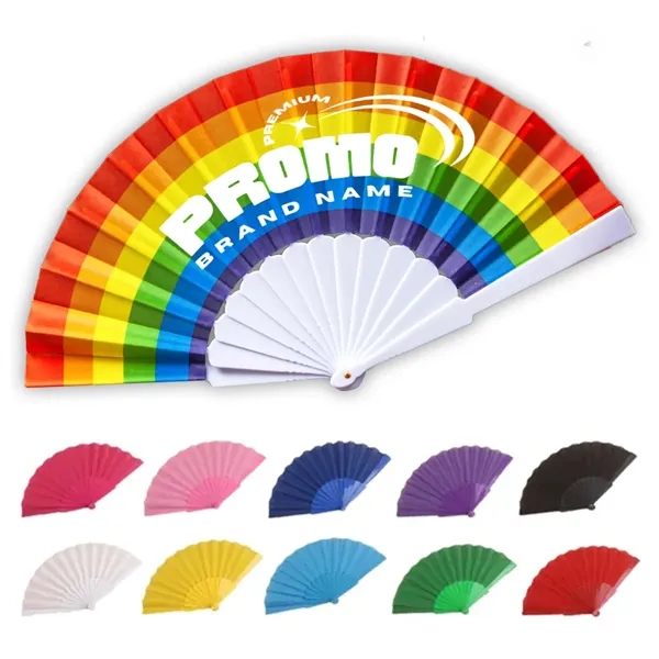 Full Customizable Folding Handheld Fan Events Giveaways - Full Customizable Folding Handheld Fan Events Giveaways - Image 0 of 6
