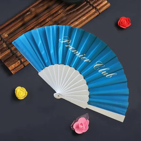 Full Customizable Folding Handheld Fan Events Giveaways - Full Customizable Folding Handheld Fan Events Giveaways - Image 1 of 6