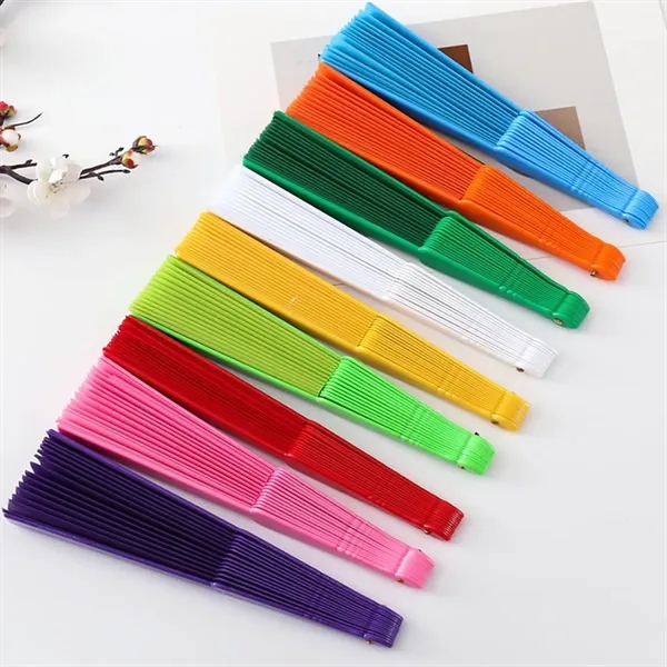 Full Customizable Folding Handheld Fan Events Giveaways - Full Customizable Folding Handheld Fan Events Giveaways - Image 2 of 6