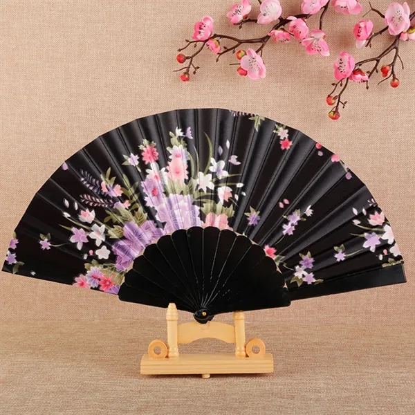 Full Customizable Folding Handheld Fan Events Giveaways - Full Customizable Folding Handheld Fan Events Giveaways - Image 3 of 6