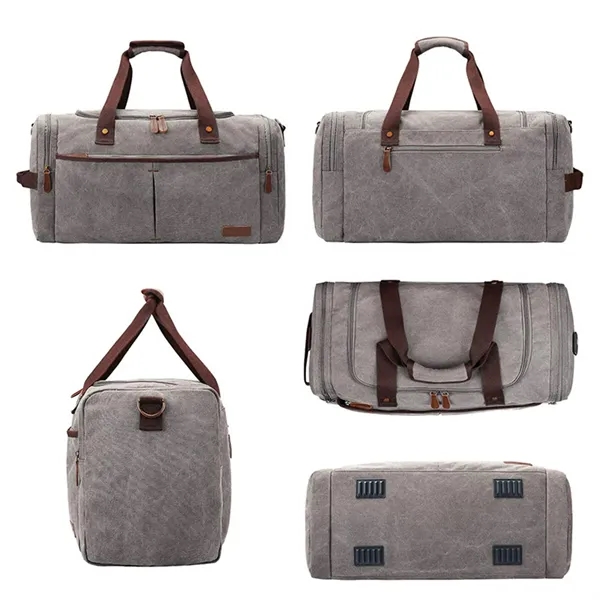 Canvas Duffel Bag for Travel 45L Weekender Overnight - Canvas Duffel Bag for Travel 45L Weekender Overnight - Image 1 of 3