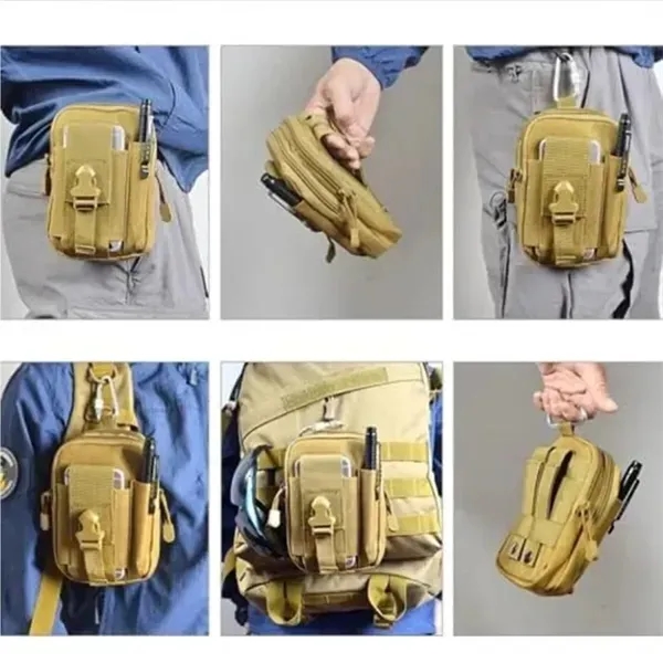 Tactical Waist EDC Molle Carrying Pouch Bag - Tactical Waist EDC Molle Carrying Pouch Bag - Image 1 of 4