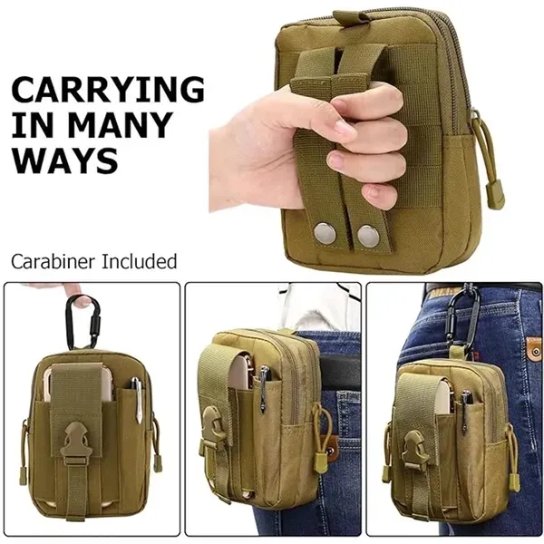 Tactical Waist EDC Molle Carrying Pouch Bag - Tactical Waist EDC Molle Carrying Pouch Bag - Image 3 of 4